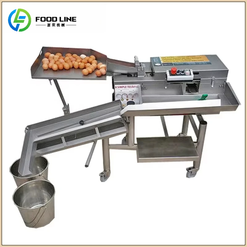 New Egg Breaking Machine Price/ Egg Breaker for Egg Yolk and White Separator for Sale FL Customized