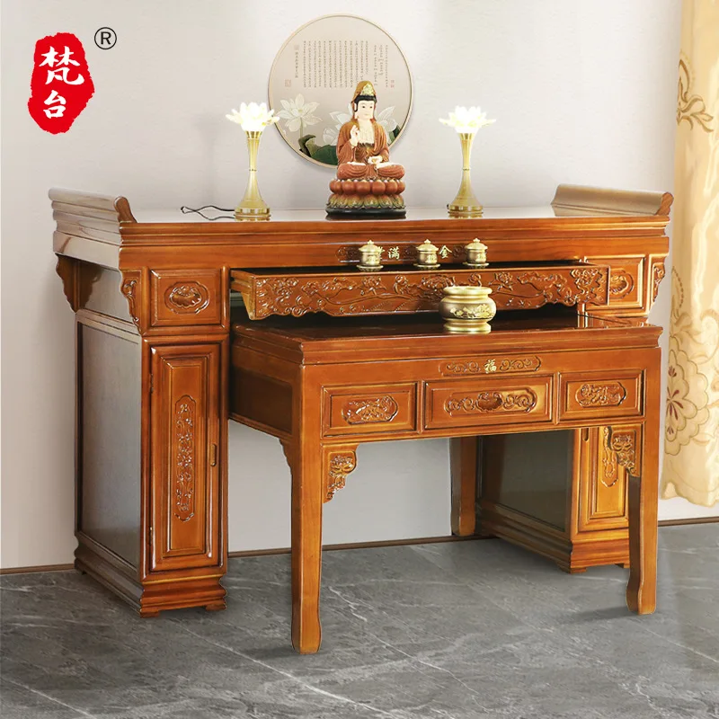 LMM household rural middle hall long three-layer Xianjia table eight immortals table