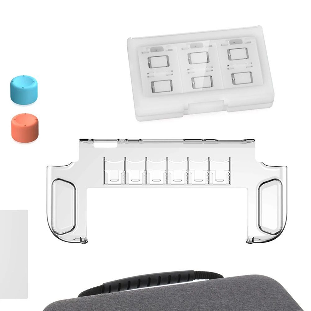 Набор аксессуаров 10 в 1, набор аксессуаров для Nintendo Switch 2, набор предметов первой необходимости, чехол для переноски, 6 колпачков для большого пальца, чехол для игровых карт