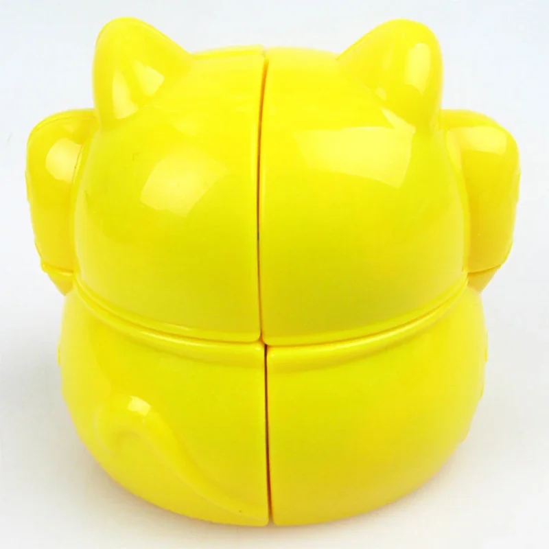 Lucky Cat 2x2 Speed Cube Magic Cubo Magico Educatief speelgoed Cadeau-idee Puzzel Educatief speelgoed voor kinderen Kubus 2x2