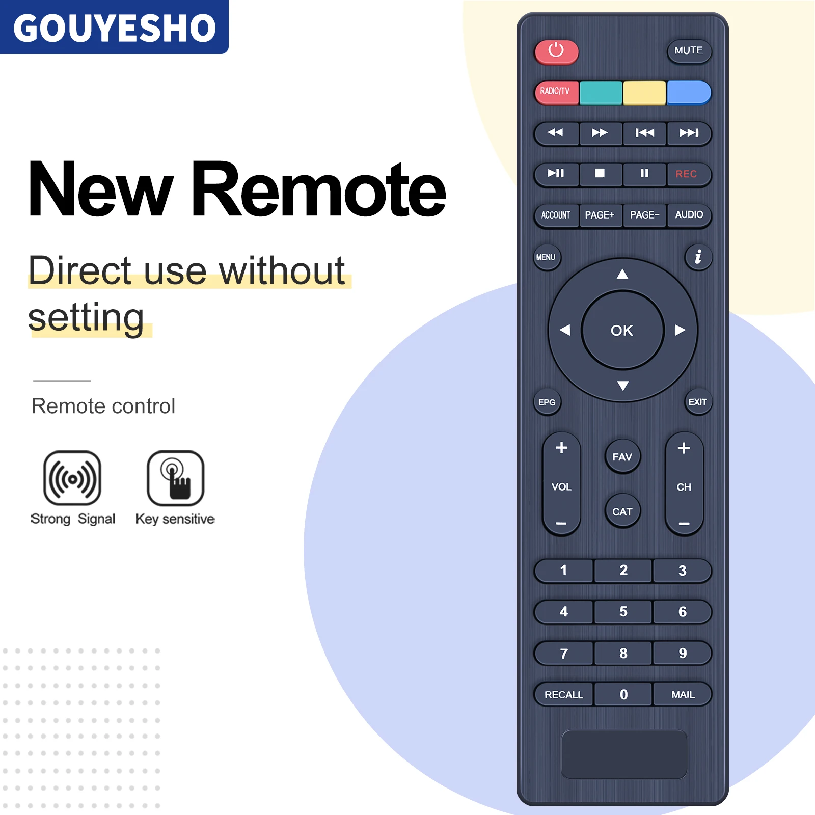 New Remote Control for DSTV, GOTV, ZUKU, STAR TIME, AZAM,MALAWI DECODER DIGITAL TV BOX