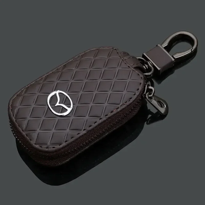 

Car Keychain Leather Key Ring For Mazda CX-4 CX-5 Mazda 6 Auto Key Holder Accessories