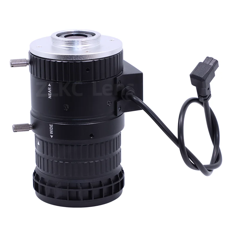 ZLKC 12-50mm Varifocal Lens CCTV Camera IR 1/1.8'' CS-Mount Zoom 3MP Lens F1.5 Auto Iris Surveillance Cameras With IR Correction