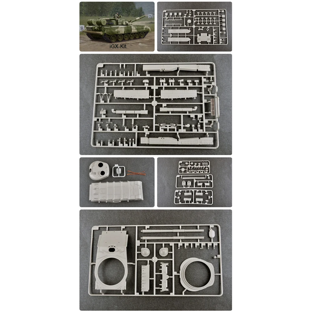 

Trumpeter 09581 1:35 Scale Russian T80 T-80UD Main Battle Tank MBT Early Military Assembly Plastic Gift Toy Model Building Kit
