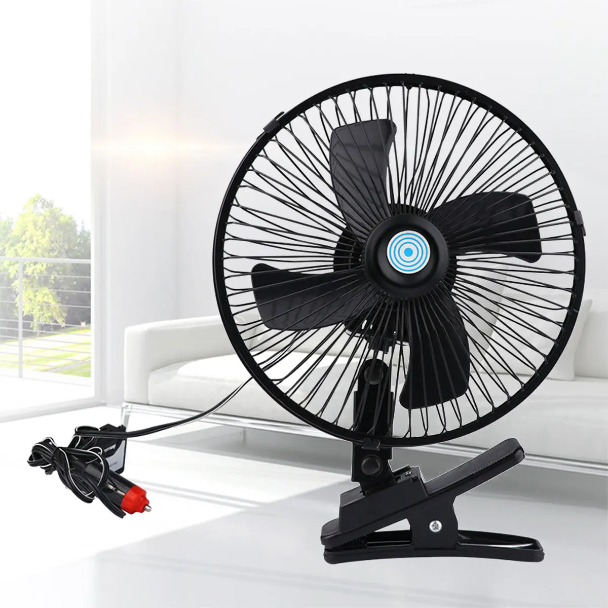 

10 Inch Car Fan Air for Fans The Vehicle Strong Wind 12v Rear Seat Backseat