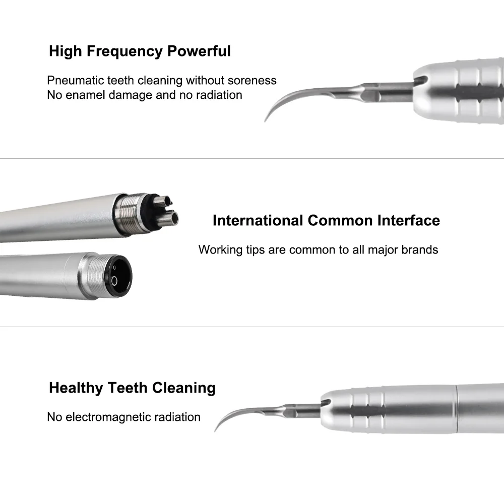 超音波歯科用スケーラー,空気圧スケーラー,歯のクリーニング,ホワイトニング,歯石の除去,歯科用ツール,ハンドピース,2/4穴