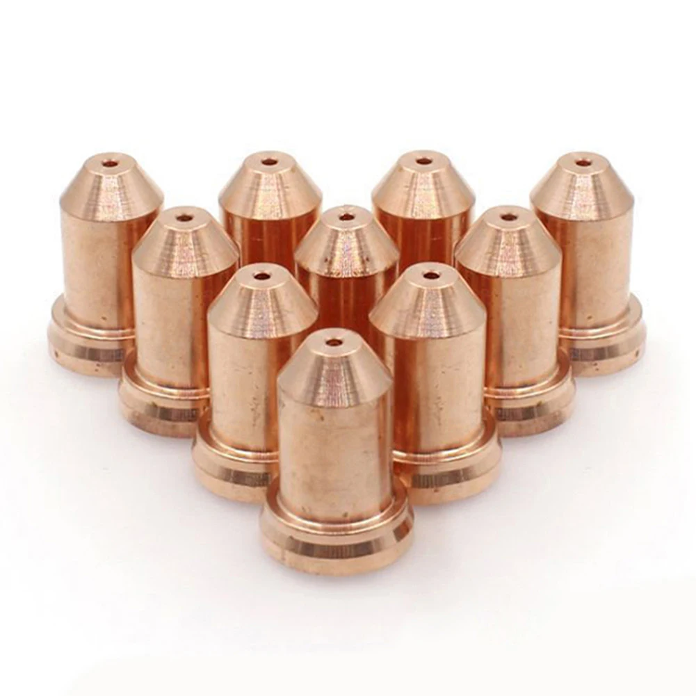 

Набор из 20 медных сменных деталей для плазменного резака PT80: 10 электродов и 10 сопел