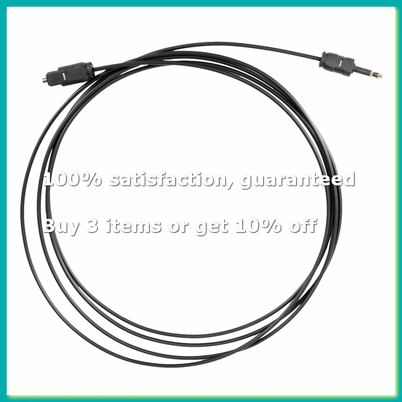2M Mini 3.5mm Plug Digital Optical Audio Cable SPDIF Optical Fiber Line-DTD2