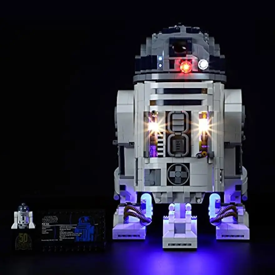 (Blocks not included) 5V LED Lighting For  Star Wars: R2-D2 75308 Decorative Light Up your Building Blocks  ﻿