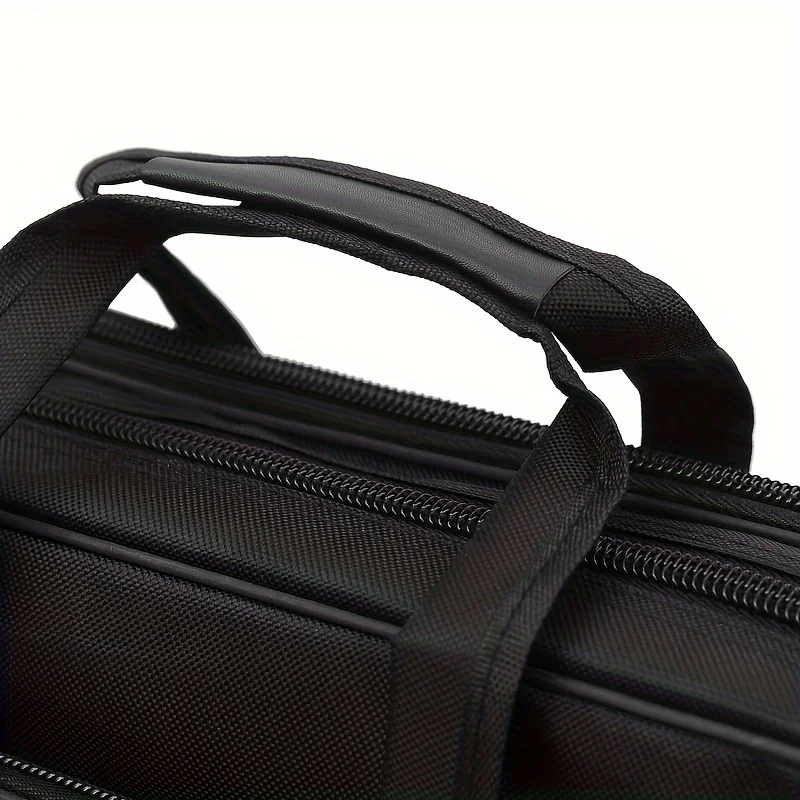 1Pc Men\'s Laptop Briefcase Waterproof Laptop Bag, Suitable for Business Shoulder Bag