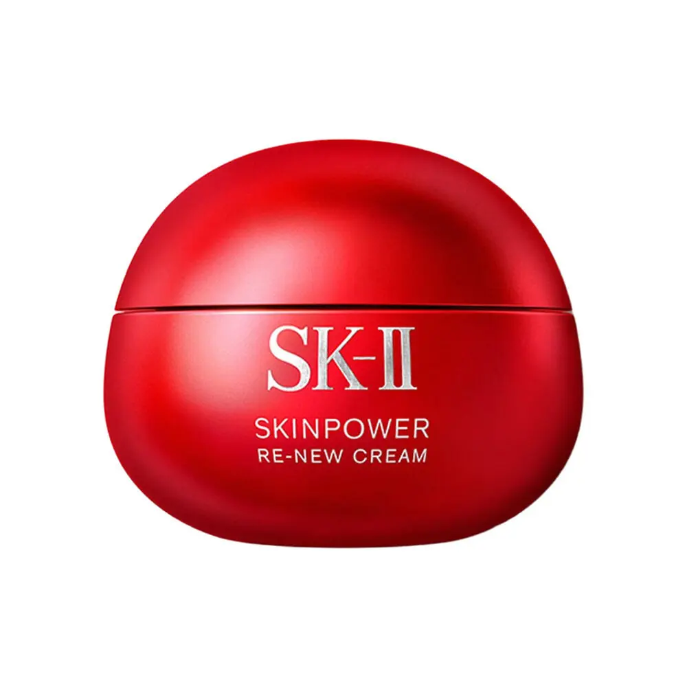 SK-II Skinpower Re-New Cream Anti Face Cream With PITERA Lift Firm Plump Aging Smooth Fine Lines Wrinkles Hydrate Brighten