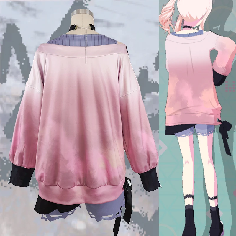 أزياء أكياما ميزوكي التأثيرية للهالوين، حفلة لعب الأدوار في عيد الميلاد، لعبة المعرض الهزلي، مقاس PJSK S-XL جديد