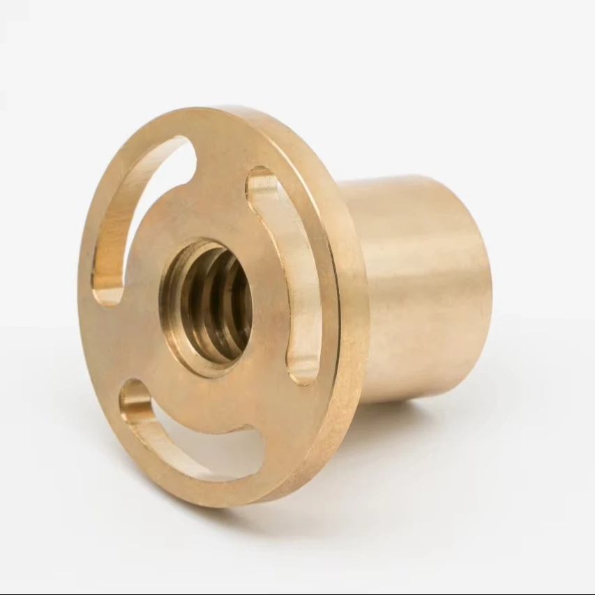 Trapezoidal Screw Nut |   ized Shape & Material | Steel, Brass, POM