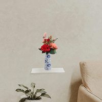 3pcs Acrylic Floating Shelves 15.72X3.54X1.18\