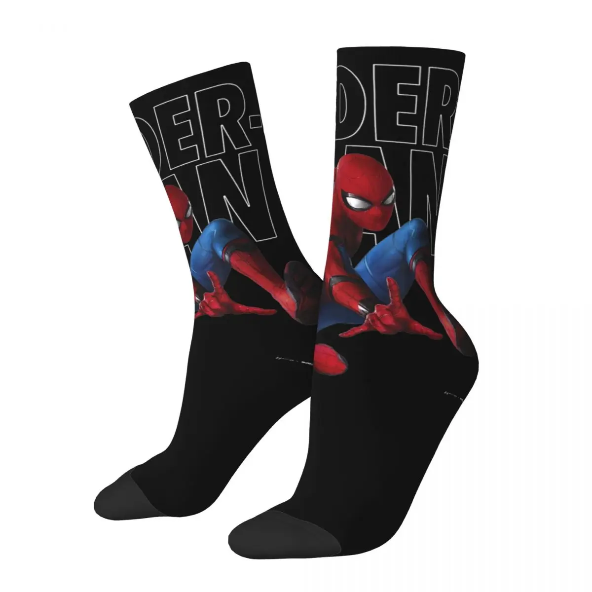 

Spider Man Socks for Women Soft Funny Happy Socks Novelty Merch Middle Tube Socks Amazing Gift