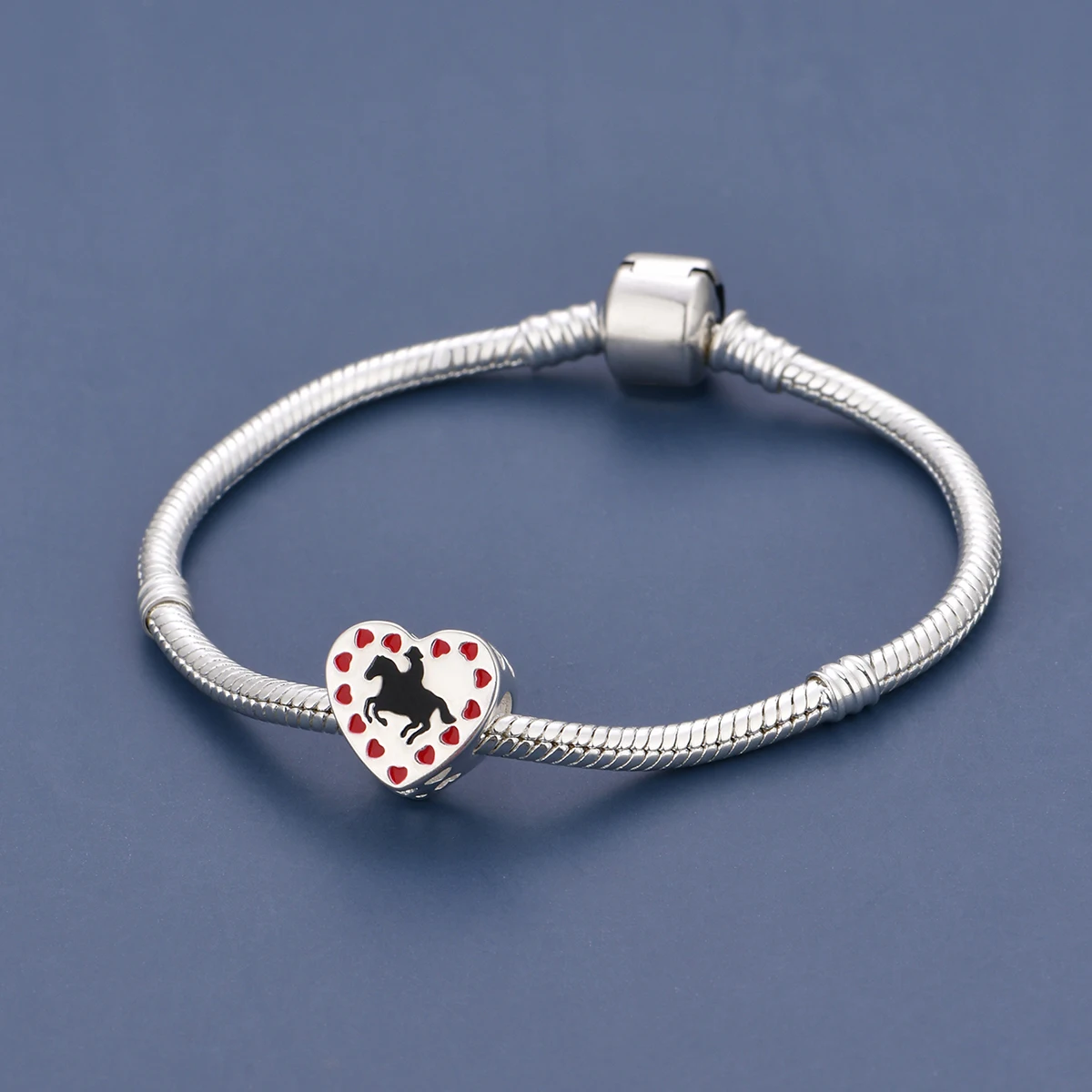 Original couple Series Bead Pendant,DIY Bracelet Jewelry Gift,Environmentally friendly Copper Material Plated with Silver