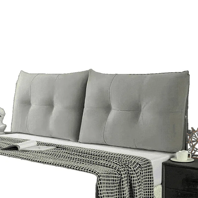 

Head cushion Soft bag pillow No head self-adhesive tatami double large backrest pad