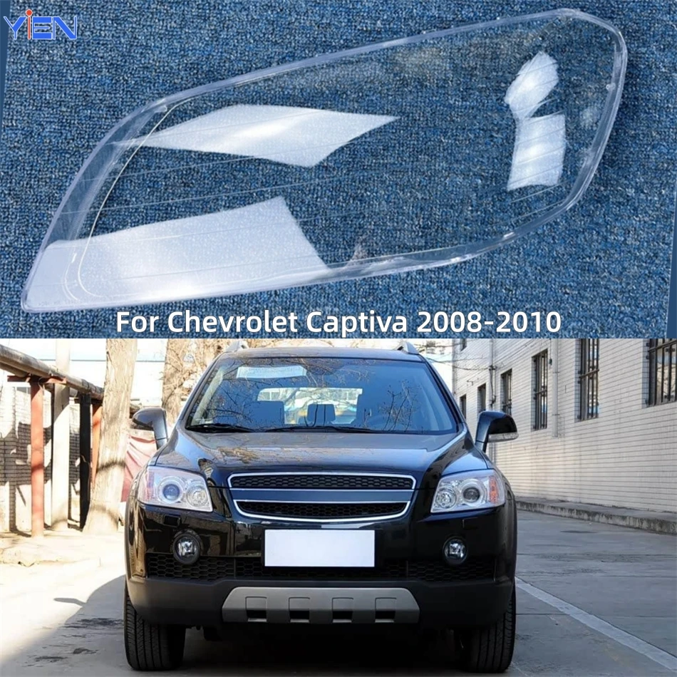 For Chevrolet Captiva 2008 2009 2010 Accessory Cars Lampshade Caps Head Lampe Cover Car Front Headlight Lens Cover Lights Shell
