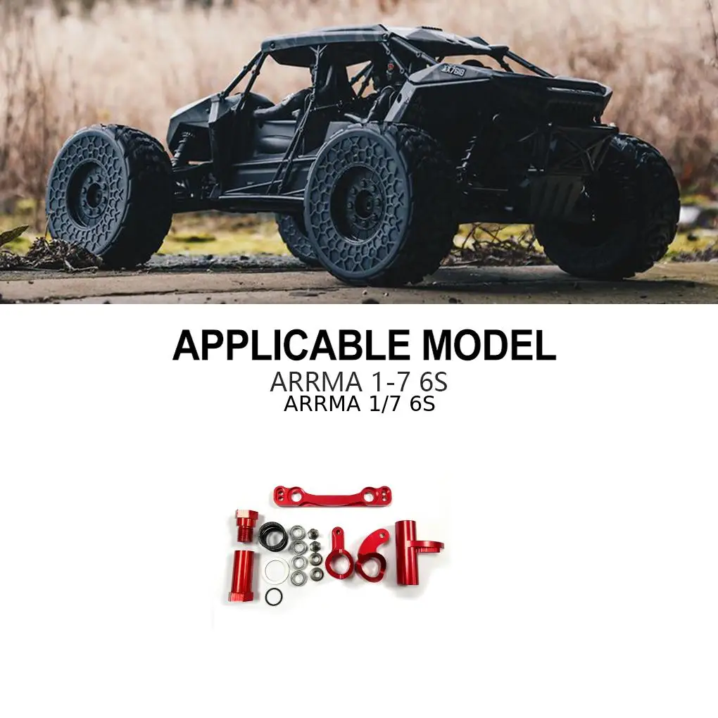 RCGOFOLLOW Lenkservo-Saver, kompletter hochpräziser Rc-Lenkungsservo-Saver, komplett für 1/7 6S Monster Trucks