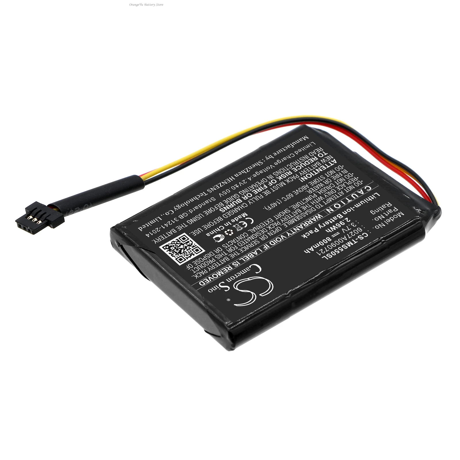 3.7V 800mAh GPS, Navigator Battery 6027A0090721 for TomTom Start 45 45M 55 55M 4EF00 45TM 55TM 50TM 50M  +TOOL
