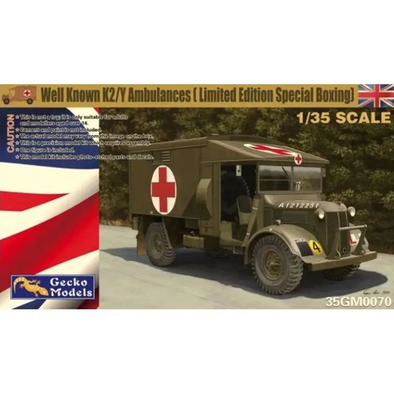 

Gecko Models 35GM0070 1/35 Well Known K2/Y Ambulances (Special Edition) - Scale Model Kit