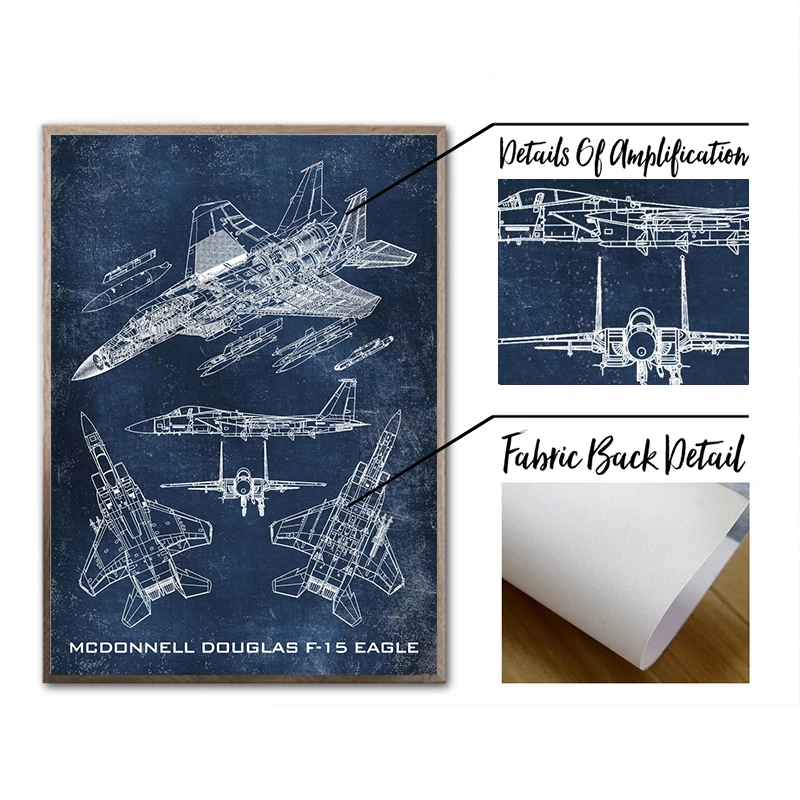 السبورة خمر مخطط المشارك قماش اللوحة يطبع مكوك الفضاء الفني العلوم جدار الفن هدية ديكور غرفة المنزل بدون إطار #6