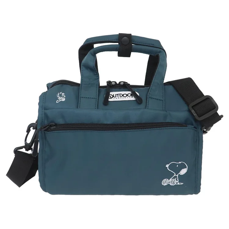 بقعة سنوبي الكرتون الطرفية Kawaii الكلب ثنائي الغرض حقيبة يد الشريحة تخزين السفر حقيبة عشاء بكتف واحد