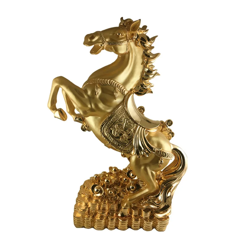 Resin Lucky Landing Large Gifts Coins, Ma'ou Style Home Furnishing Entrance Study Office