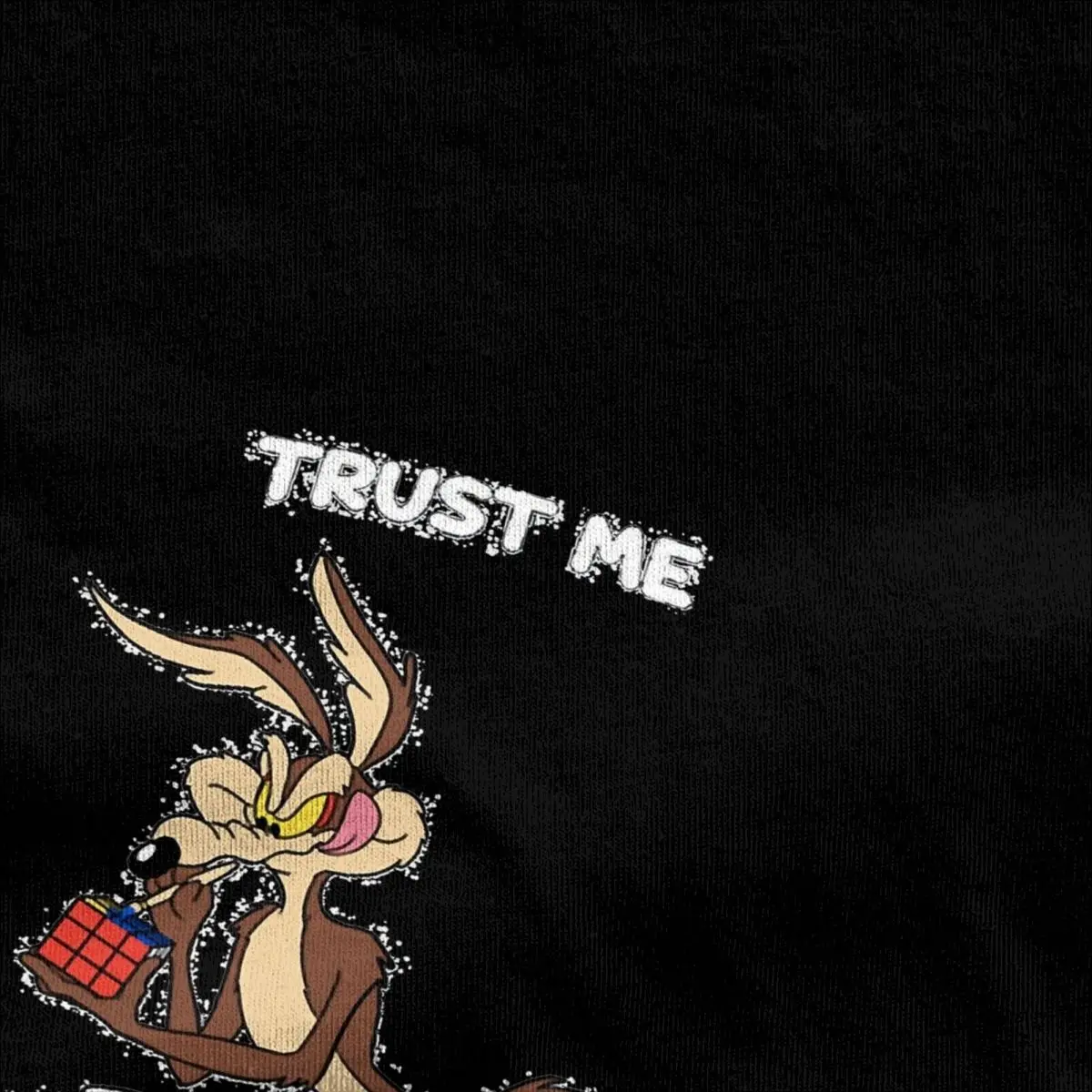 Men T-Shirt Trust Me I Am A Genius T Shirts Hippie Wile E Coyote Cartoon Summer Tee Shirt Streetwear Pattern Cotton Tops Gift