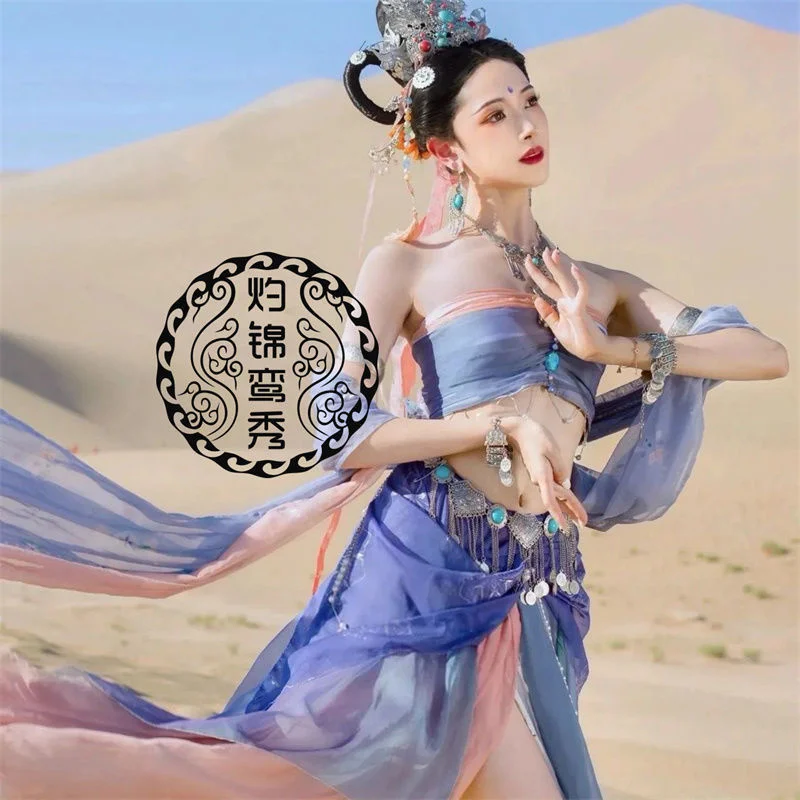 Feitian dance clothes exotic performance clothes ancient style photography elegant super fairy western classical dance clothes