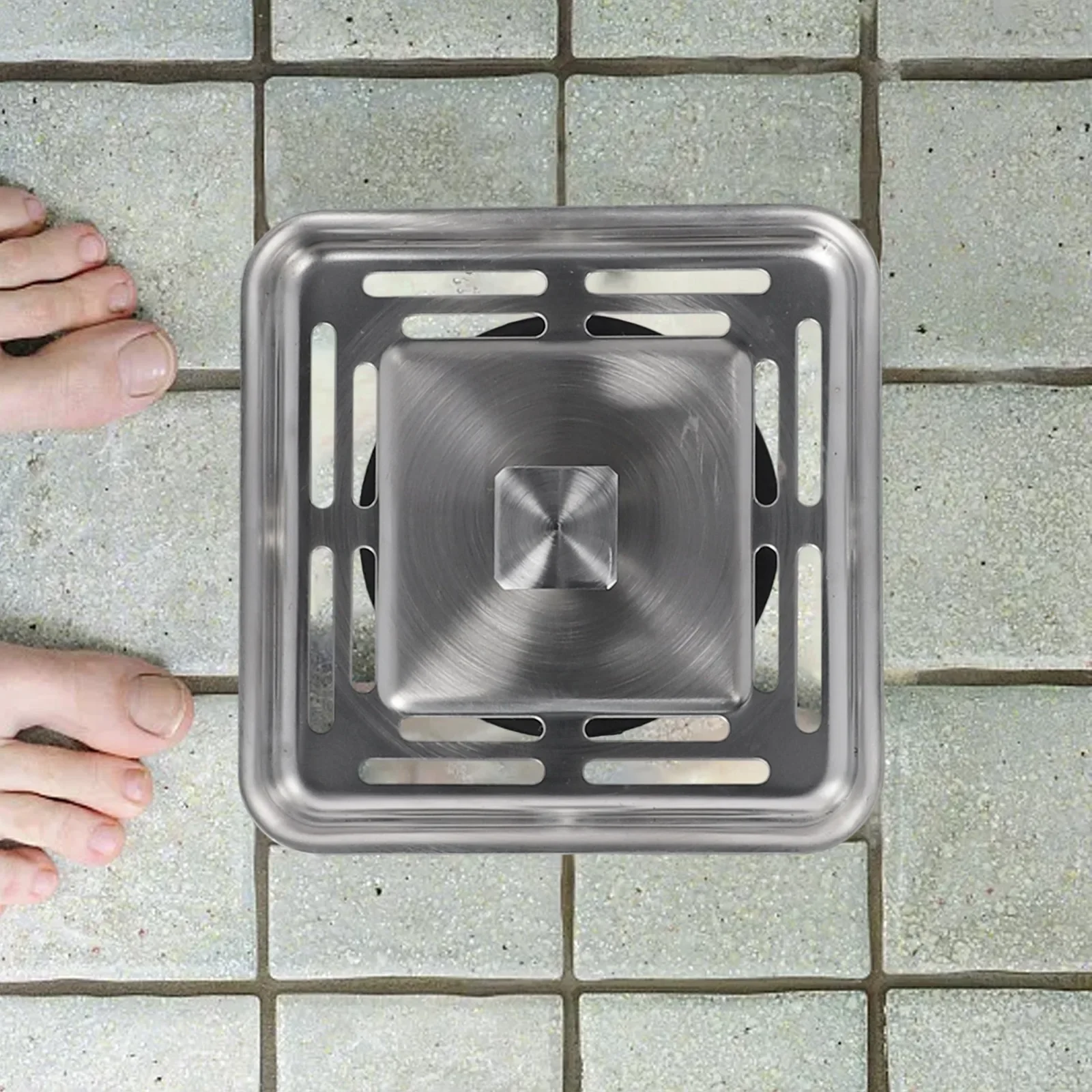 For Kitchen Maintenance 79mm X 79mm Stainless Steel Strainer Effective Food Debris Filter Drain Protector Compact Design