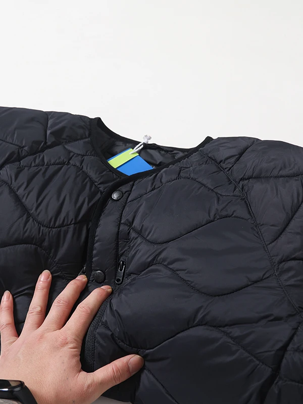 Picture 5:  Thermal Cotton Jacket for Men And Women Stylish Fashionable City Casual Long Sleeve Button up Stand Collar Coat