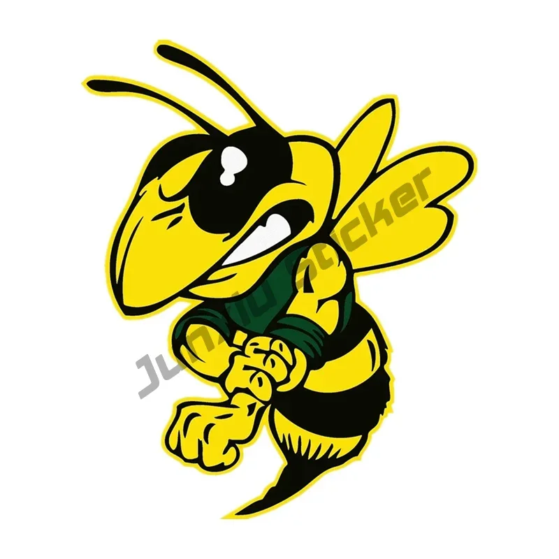 Lovely Angry Hornets Horrible Bee Car Sticker and Decals Cover Scratches for Bumper Window Laptop Waterproof Car Decals KK13cm