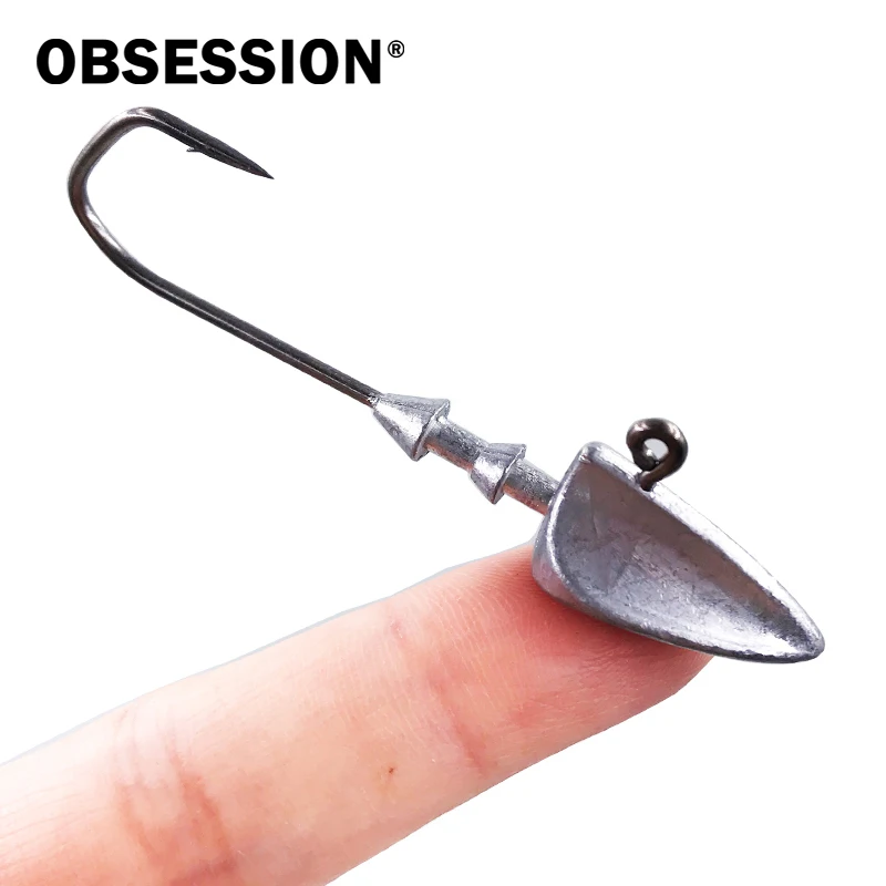 OBSESSION ST001 New Model Jig Head Fishing Hook For Squid Soft Lure 4g 5g 7g 10g 15g 20g High Quality Fishing Accessories Hooks