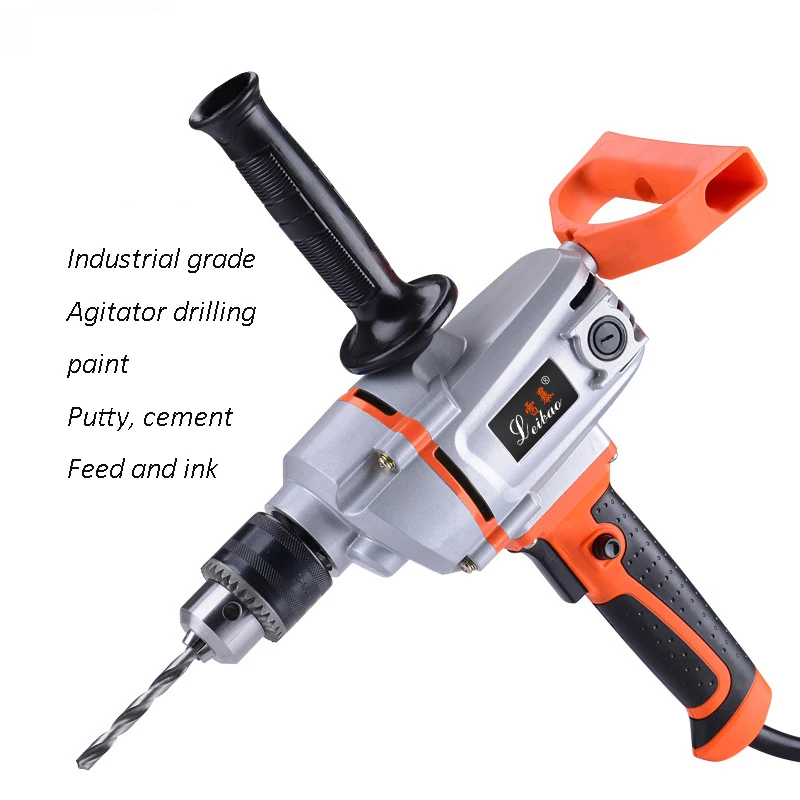 1Pc 2380W Positive And Negative Speed Control High-Power Putty Powder Cement Mixer Electric Drill Electric Tool