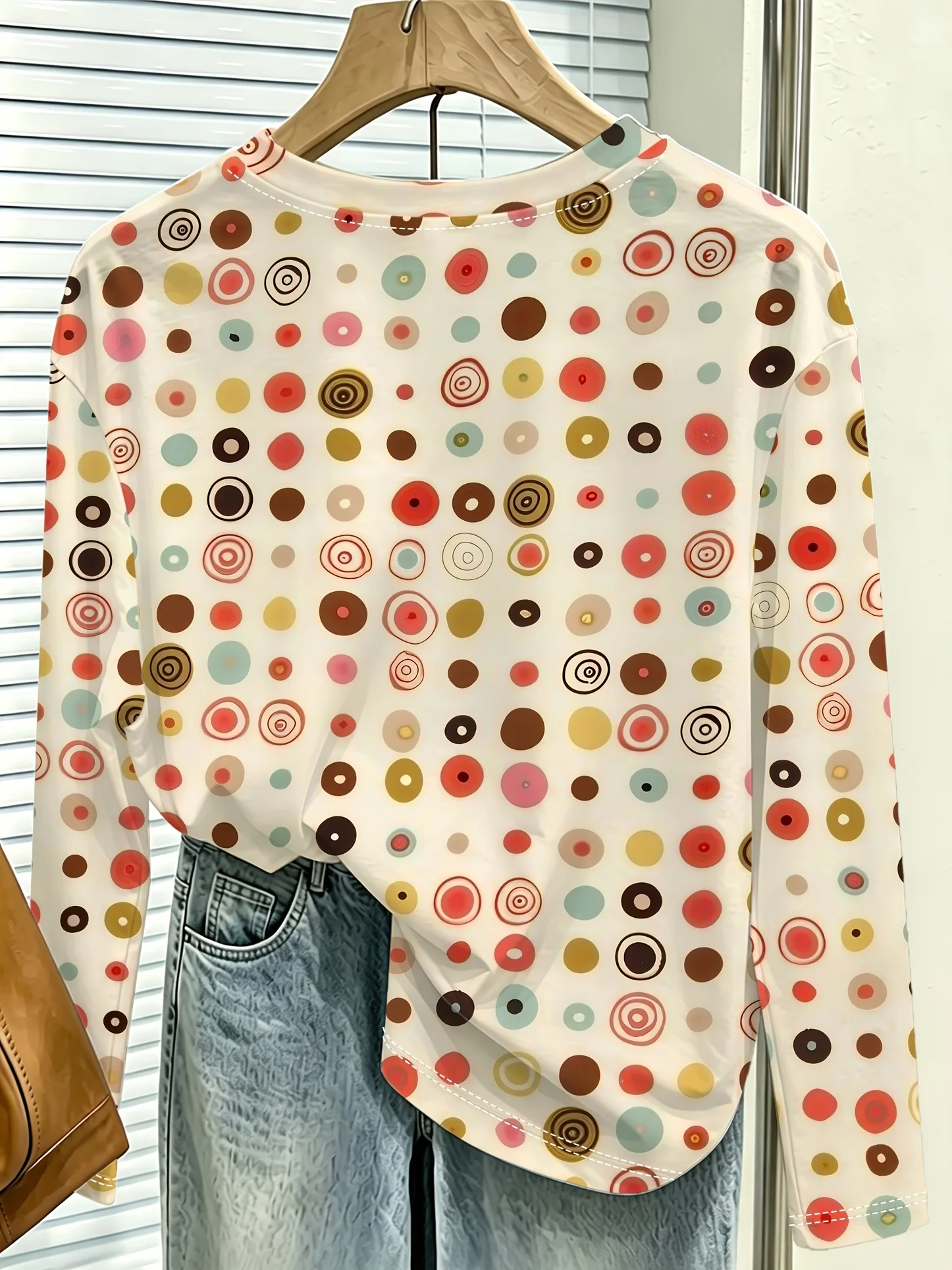 Women T‑Shirt Long Sleeve 3D R - Women'S Fashion Tops review and price
