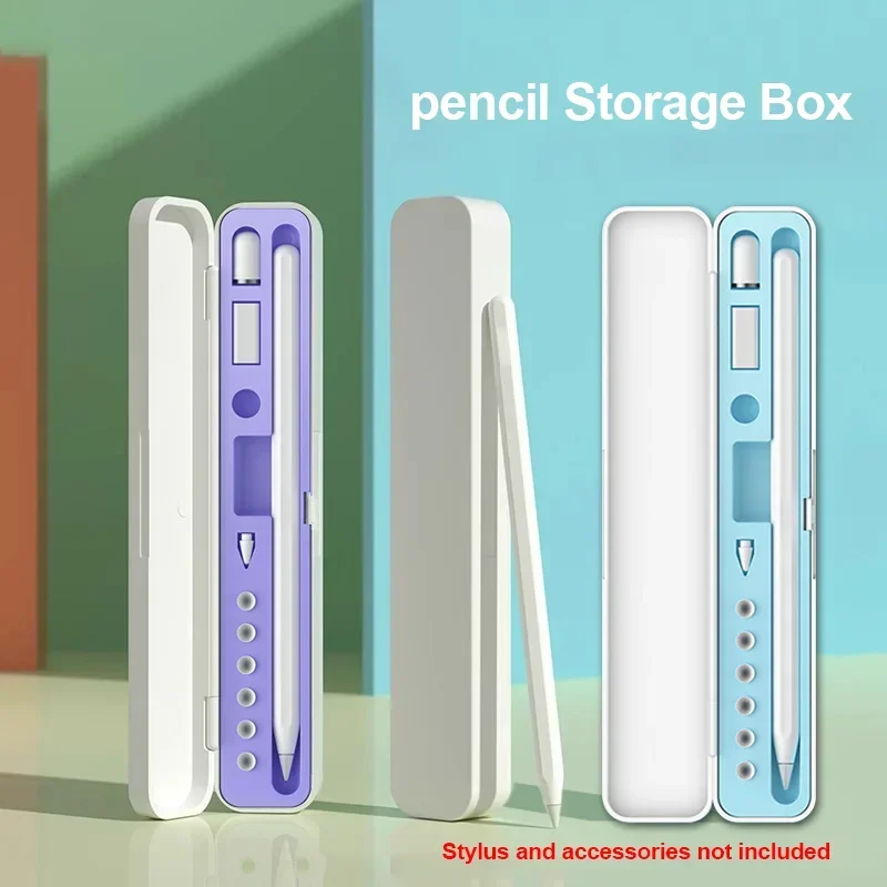 Universal Protective Storage Case for Apple Pencil 1/2 Generation, Durable Anti-Loss Tablet Accessory, Compatible with iPad
