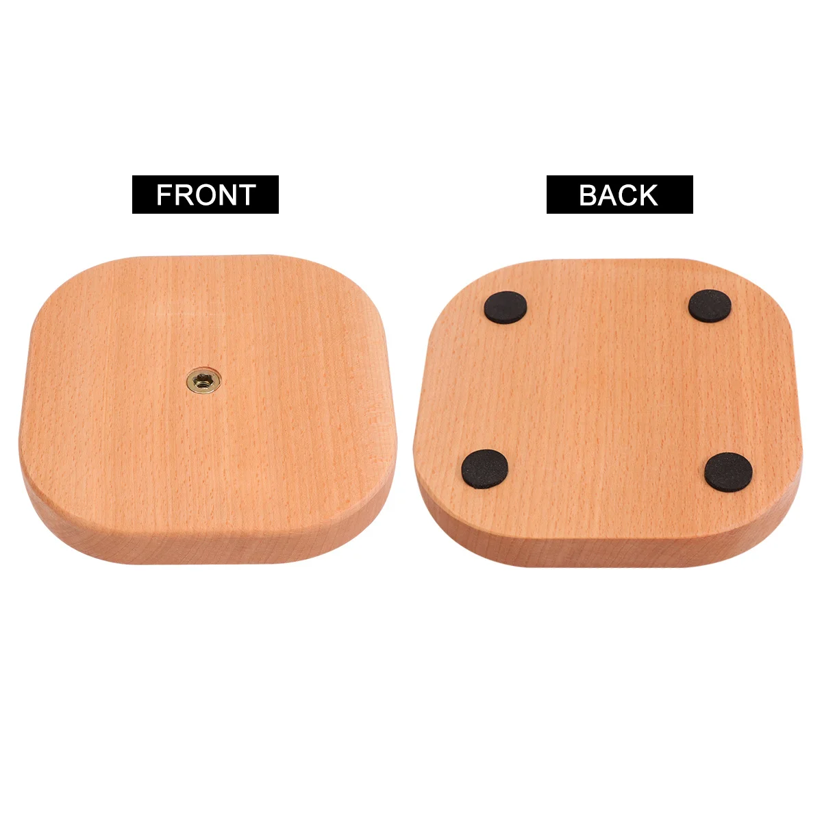 

1Pcs Wooden Roll Paper Holder Creative Vertical Design for Home Office Hotel Restaurant Long Lasting Use