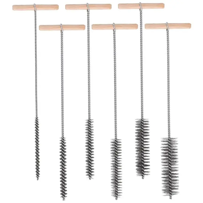 

A02M-For Hammer Drill Stainless Steel Cleaning Brush Set 8/12/16/20/25/30Mm Drill Hole Brushes