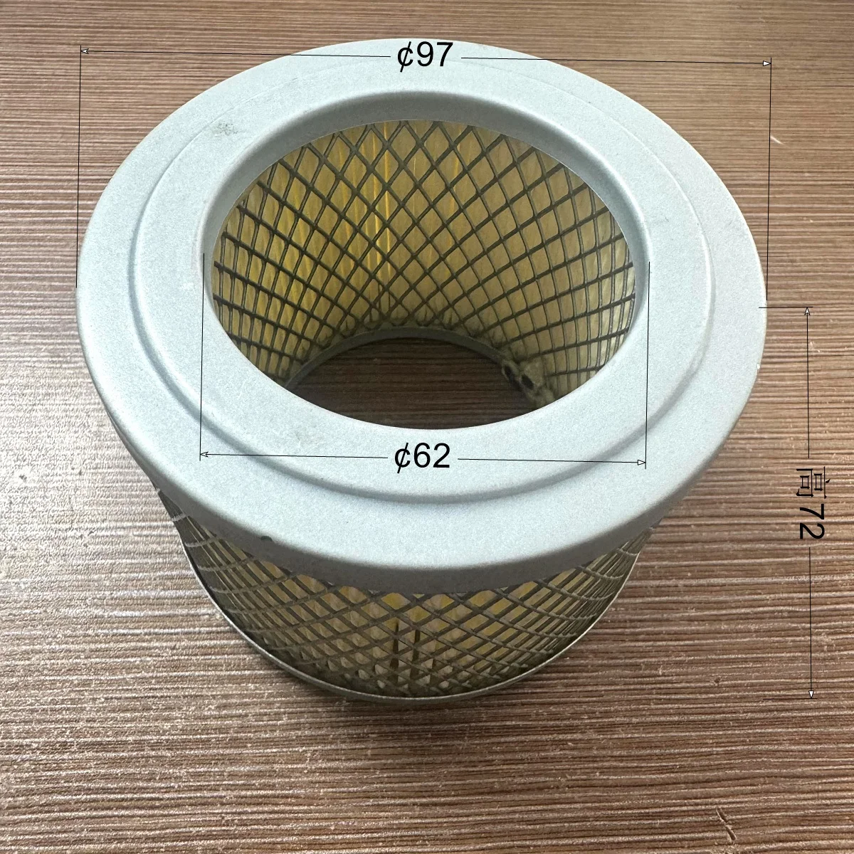Vacuum pump filter element FE004  interface for the internal thread 1-1/4  Outside diameter 98mm 60mm 70mm