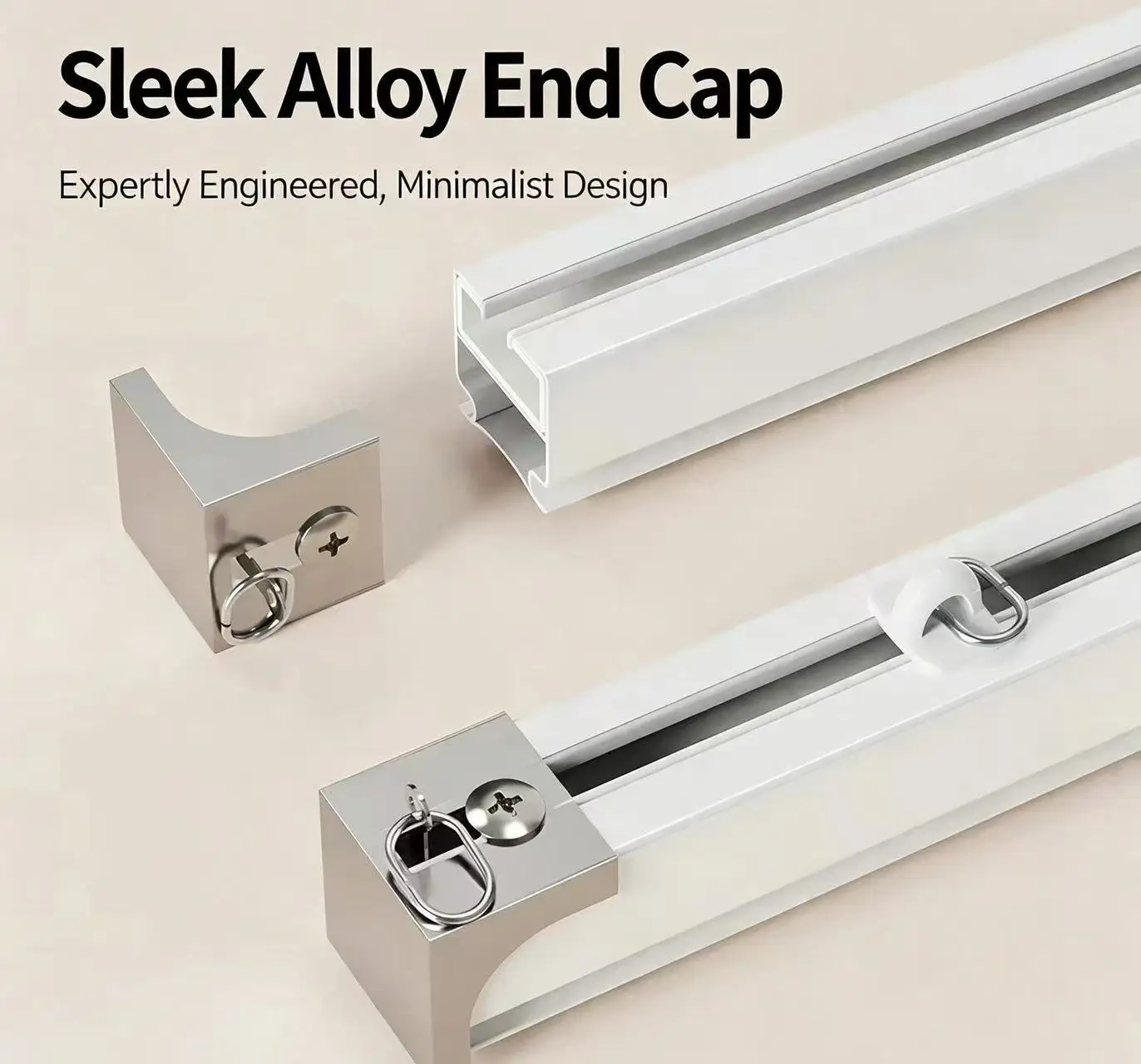 Silent Curtain Track Rollers for Multiple Installation Types