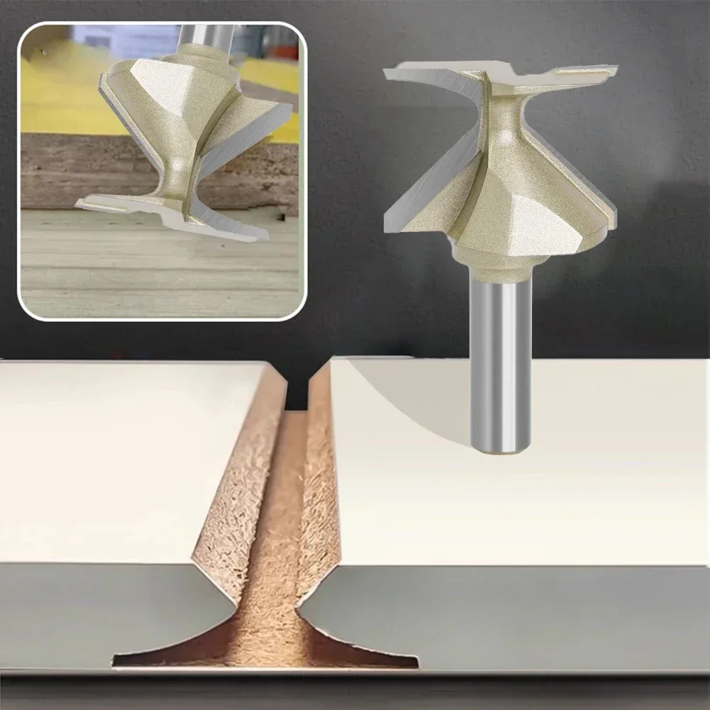 R18/R30/R50 Milling Cutter For Wooden Door Cabinet Arc Bending 1/2 Shank Arc Bending Integrated -Knife Woodworking Router Bits