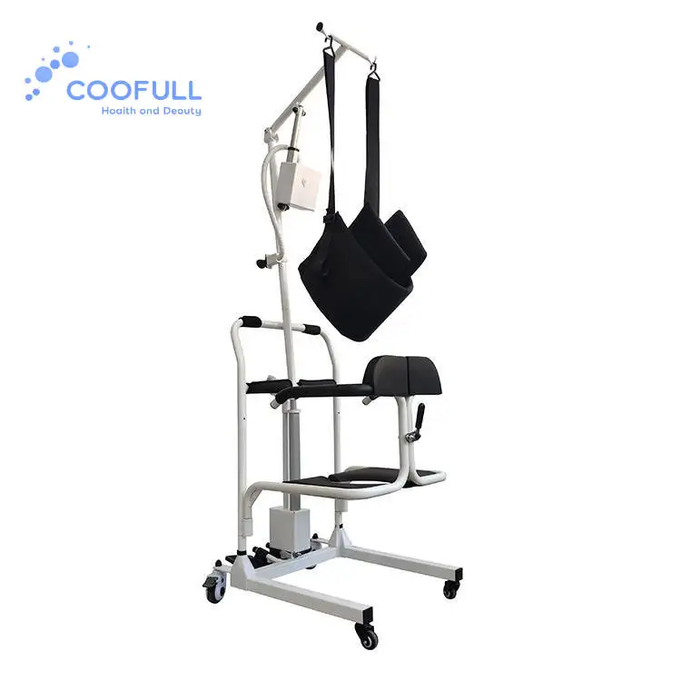 Coolfull ICEN Medical Hospital Equipment Adjustable Electric Patient Transfer Lifter Chair
