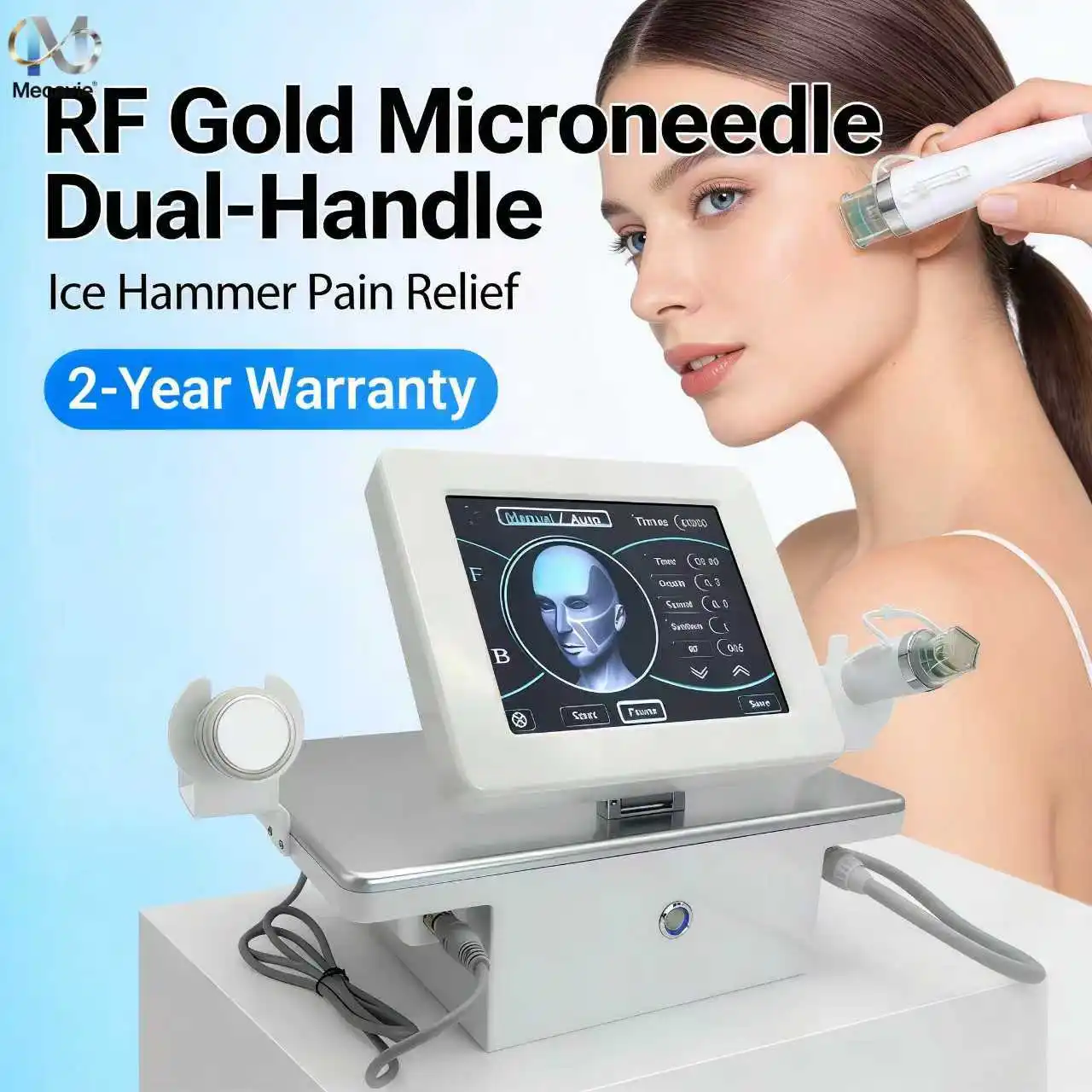 Tragbares Dual-/Einhand-Fraktional-RF-Microneedling-Schönheitsgerät 2026 – Neues Hautglättungs- und Verjüngungsgerät für Zuhause & Persönlichen Gebrauch