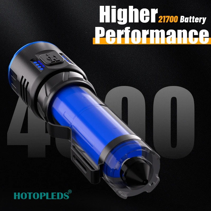 Multi-lamp Bead Outdoor Holder Flashlight Long Battery Life Super Bright Rechargeable Outdoor Emergency Strong Light Flashlight