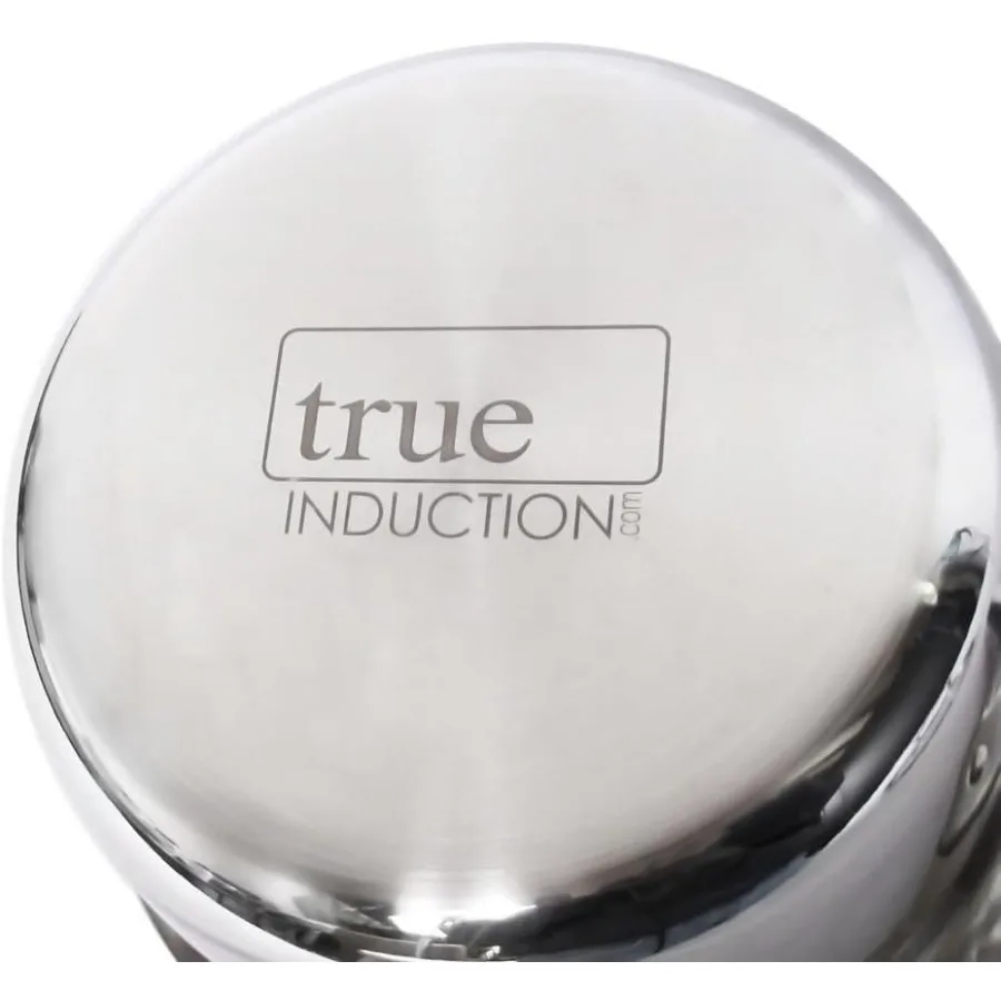 أواني طهي من الفولاذ المقاوم للصدأ لمقلاة الصلصة Inducton مع غطاء 6.5 بوصة. 1.5 لتر