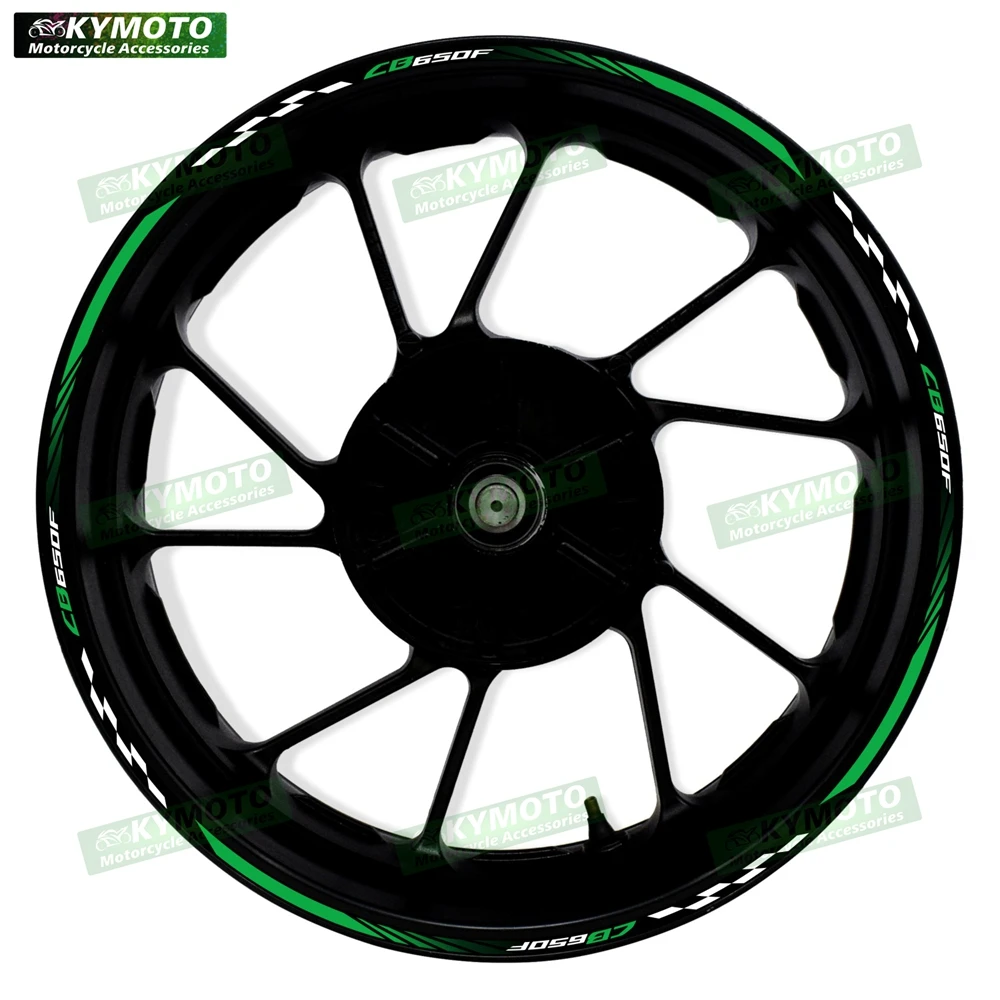 For Honda CB650F CB 650F motorcycle 17 inch front and rear wheel decals fairing wheel hub modified reflective wheel rim sticker