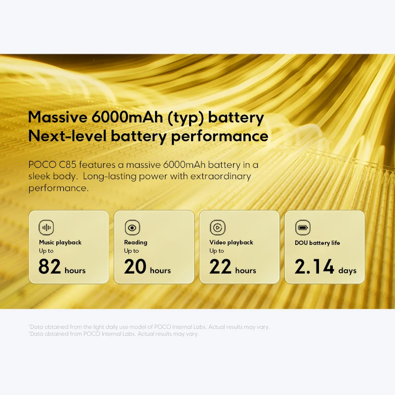 POCO C85 Global Version Smartphone Helio G81-Ultra 6.9" Dot Drop display 6000mAh battery 50MP Camera 33W NFC