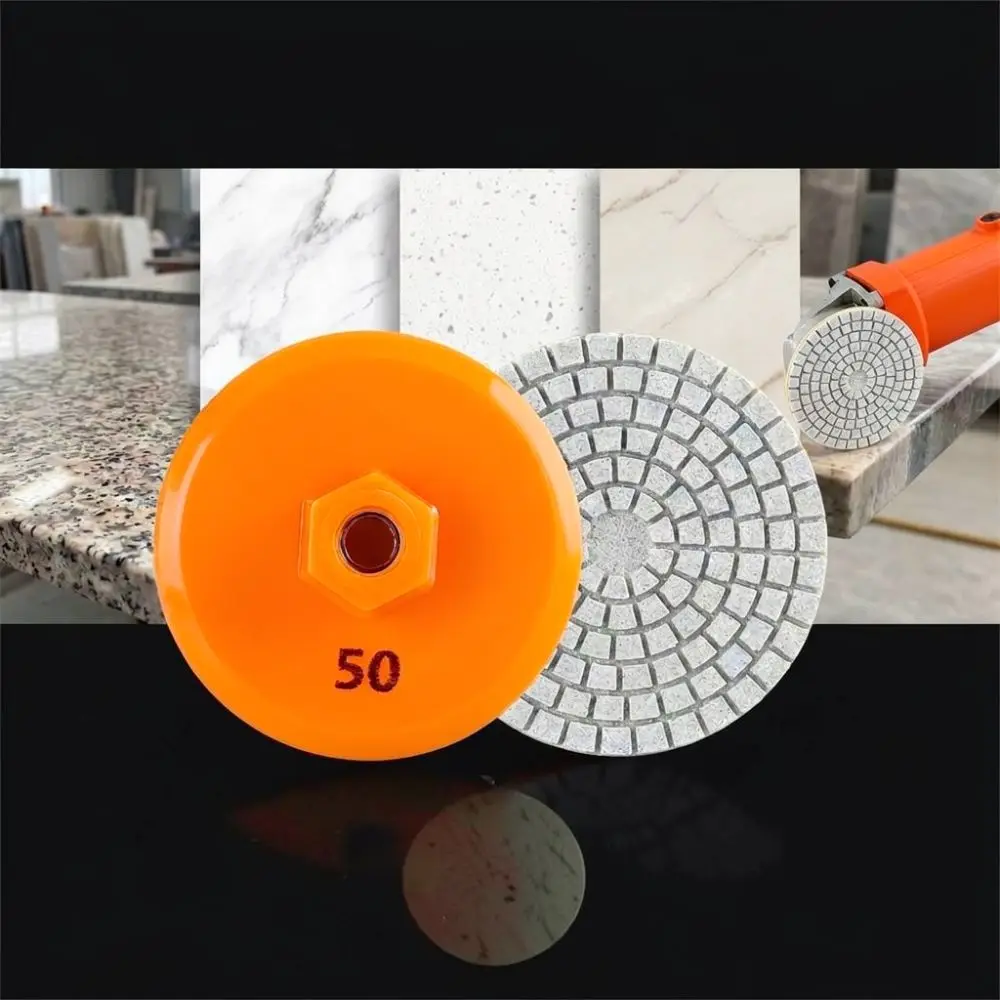 Diamond Grinding Disc For For Zhongxing M10 Wet Polishing Pad Granite Marble Stone Tile Edge Angle Grinder Attachment