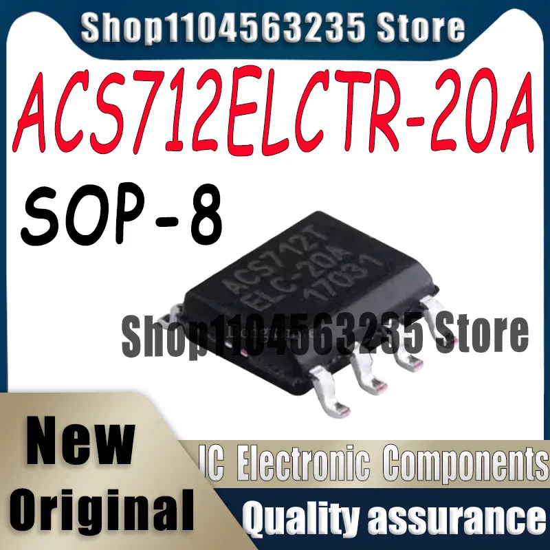 

(10piece)100% New ACS712ELCTR-20A SOP-8 In Stock chip